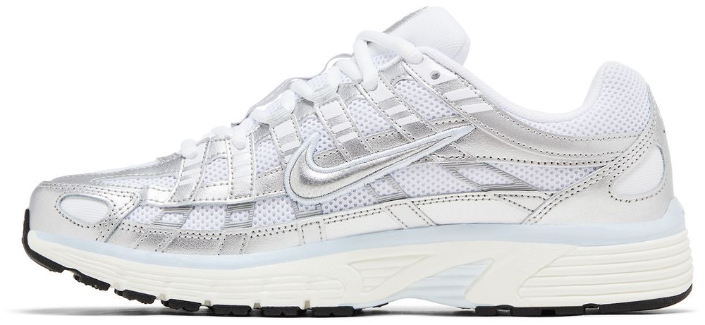 Nike P-6000 White Blue Tint Sail Metallic Silver (Women's)