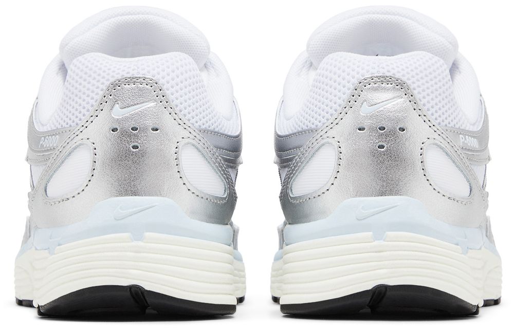 Nike P-6000 White Blue Tint Sail Metallic Silver (Women's)