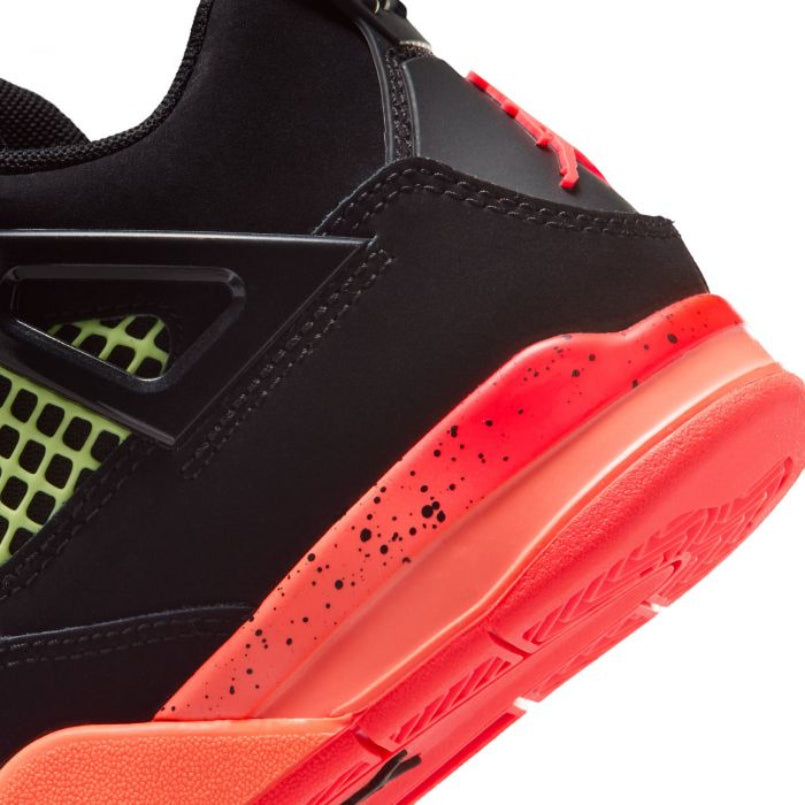 Jordan 4 Retro Black Infrared Barely Volt (PS)