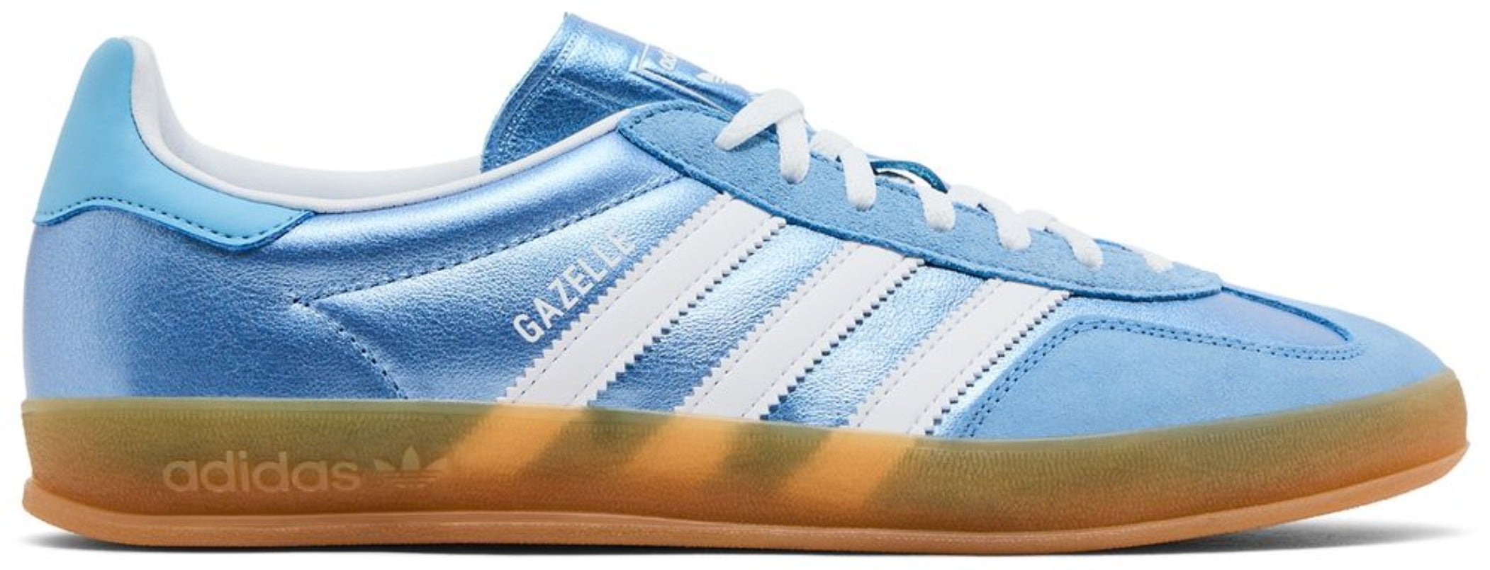Adidas Gazelle Indoor Blue Cloud White Gum (Women's)