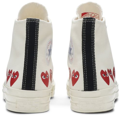 Converse Chuck Taylor All-Star 70s Hi Comme des Garcons Play Multi-Heart White