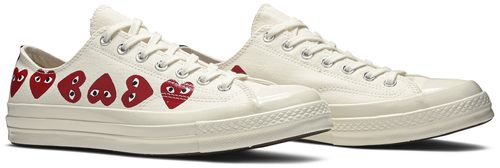 Converse Chuck Taylor All-Star 70s Ox Comme des Garcons Play Multi-Heart White
