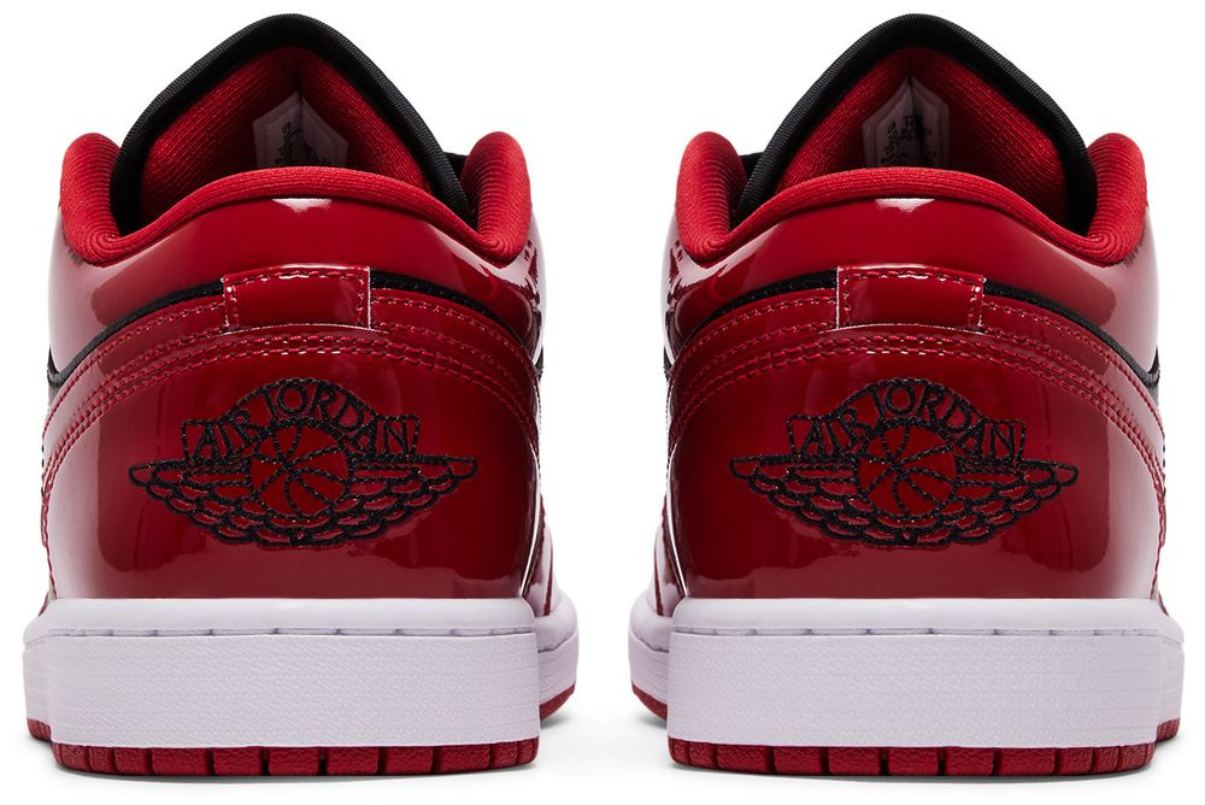 Jordan 1 Low SE Patent Varsity Red Black