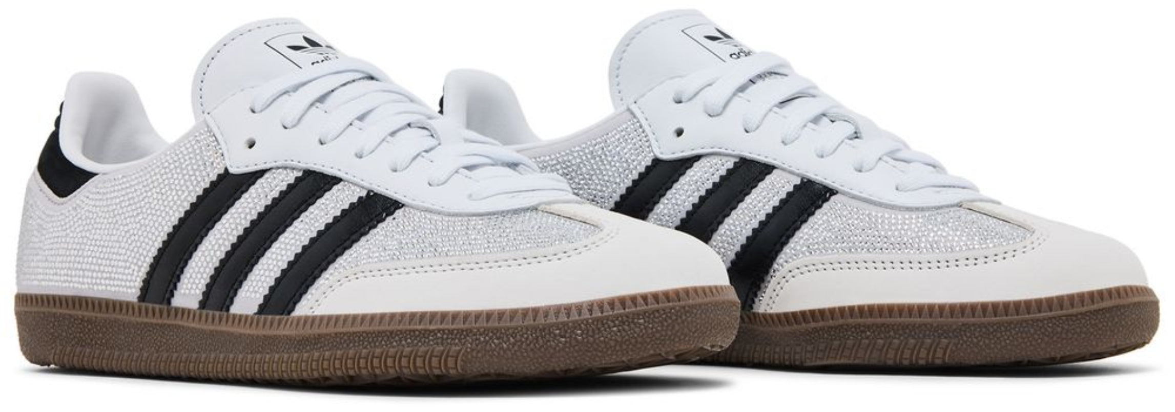 Adidas Samba OG Rhinestone Crystal White Silver (Women's)