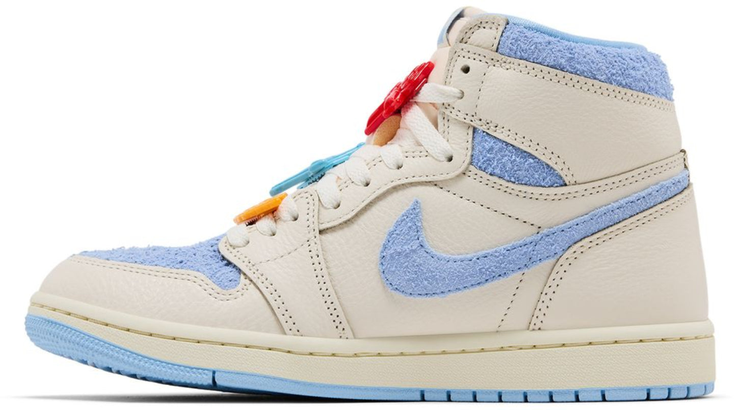 Jordan 1 Retro High OG Pale Ivory Psychic Blue (Women's)