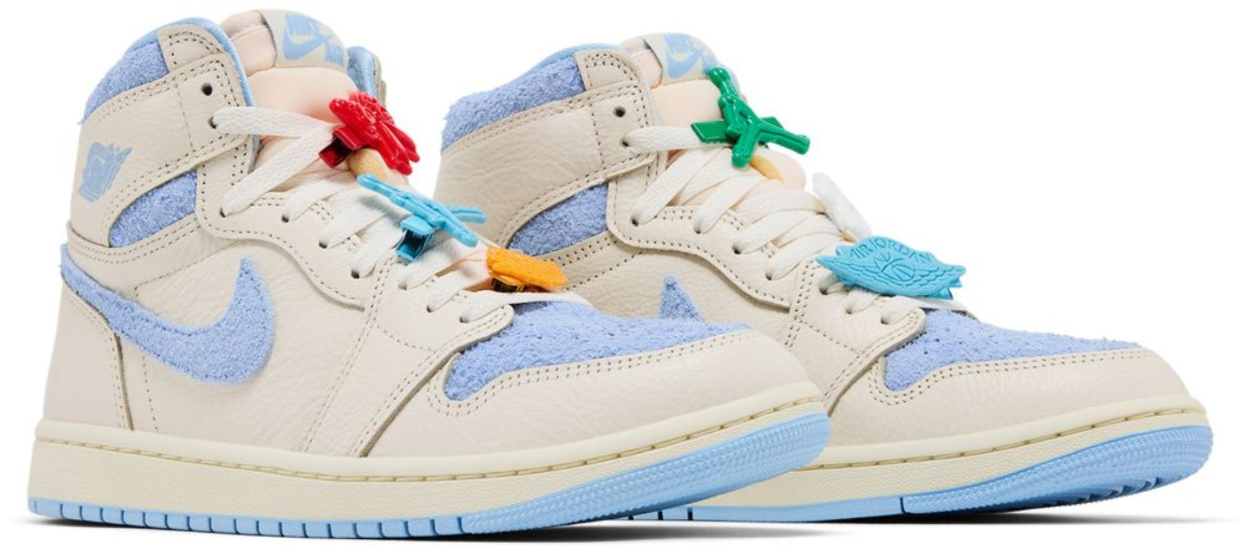 Jordan 1 Retro High OG Pale Ivory Psychic Blue (Women's)