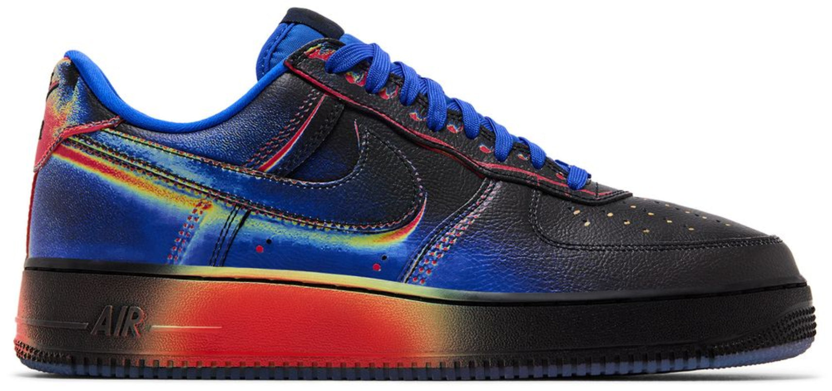 Nike Air Force 1 Low Retro Heat Map Black Racer Blue