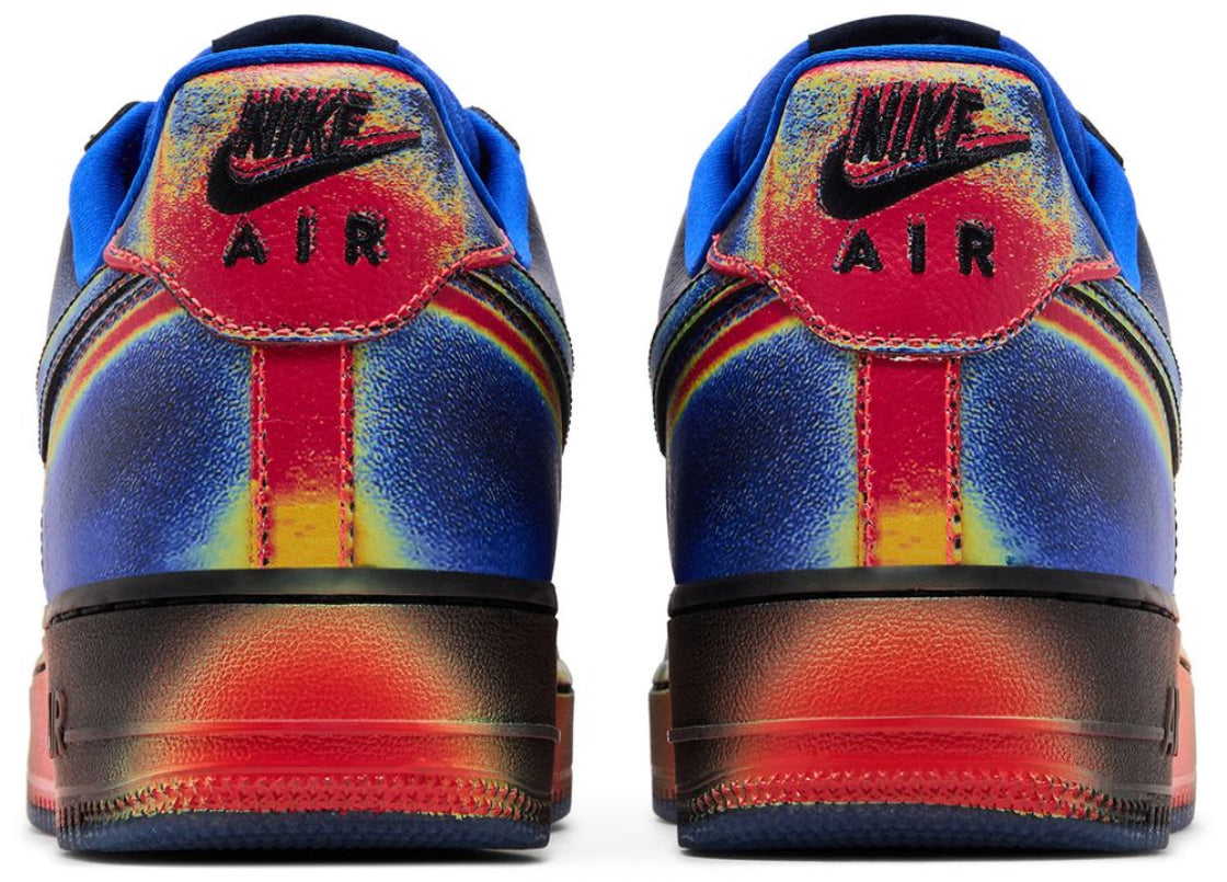 Nike Air Force 1 Low Retro Heat Map Black Racer Blue