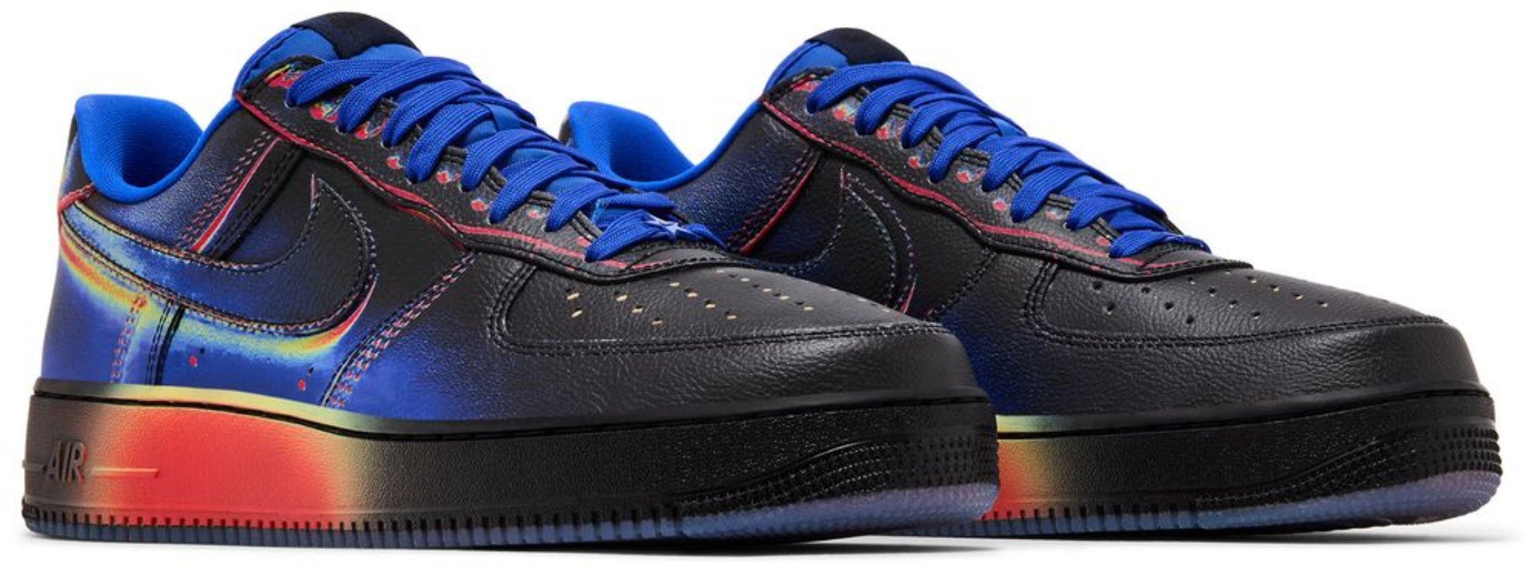 Nike Air Force 1 Low Retro Heat Map Black Racer Blue
