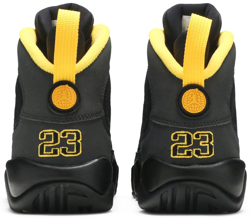 Jordan 9 Retro Dark Charcoal University Gold (GS)