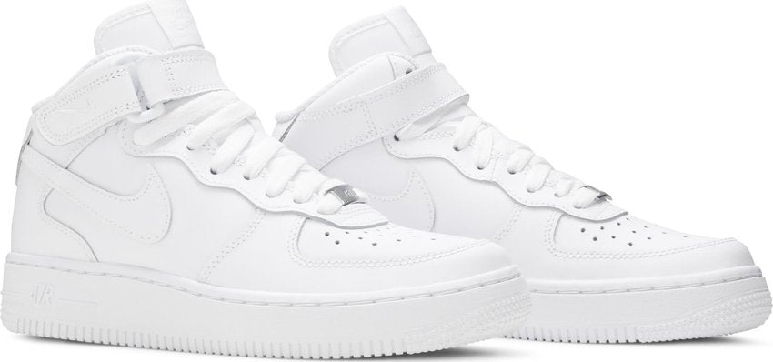 Nike Air Force 1 Mid White (GS)