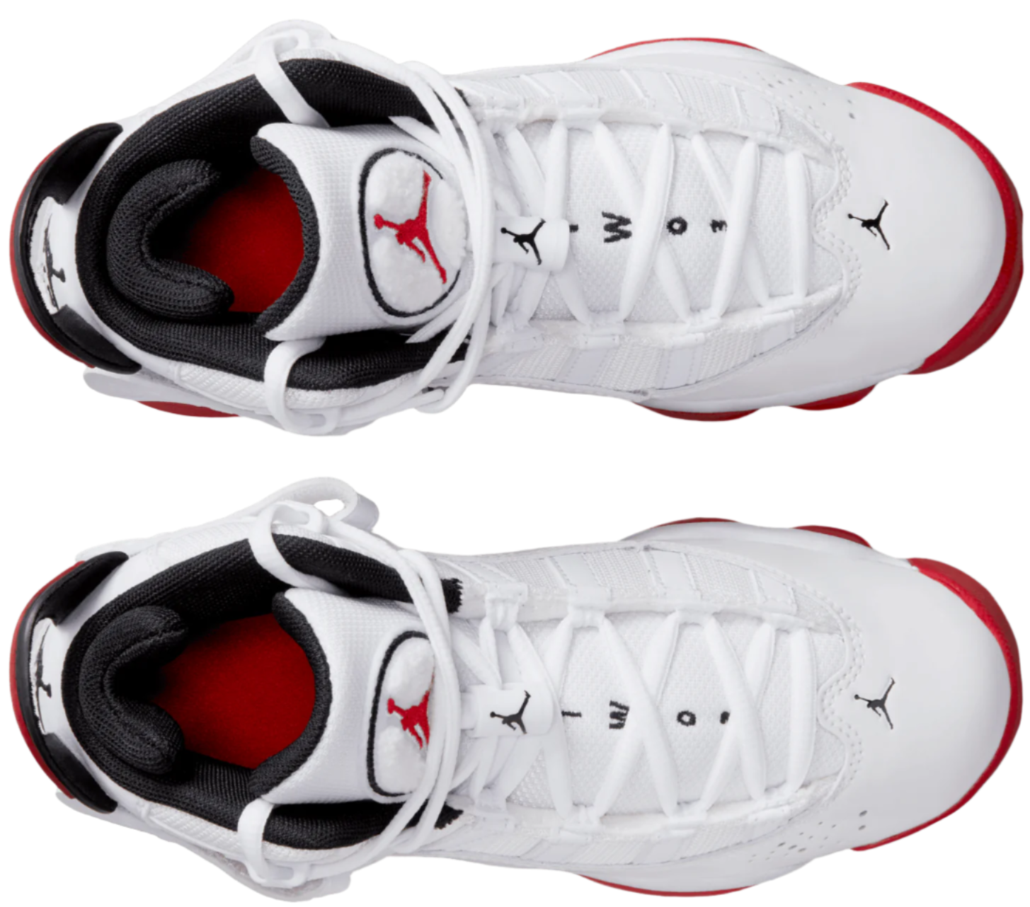 Jordan 6 Rings White University Red (GS)