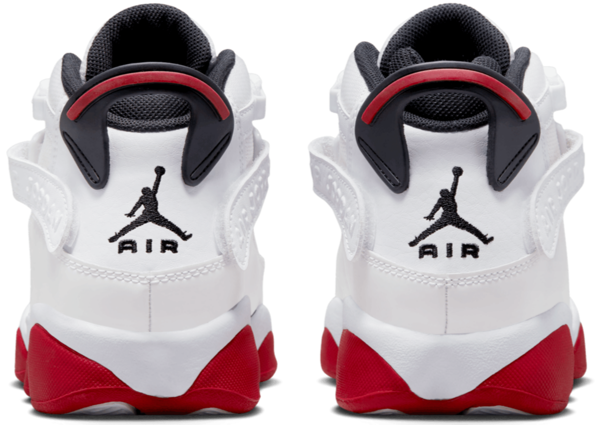 Jordan 6 Rings White University Red (GS)