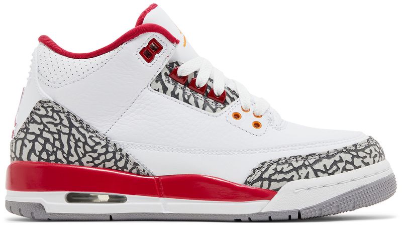 Jordan 3 Retro Cardinal (GS)