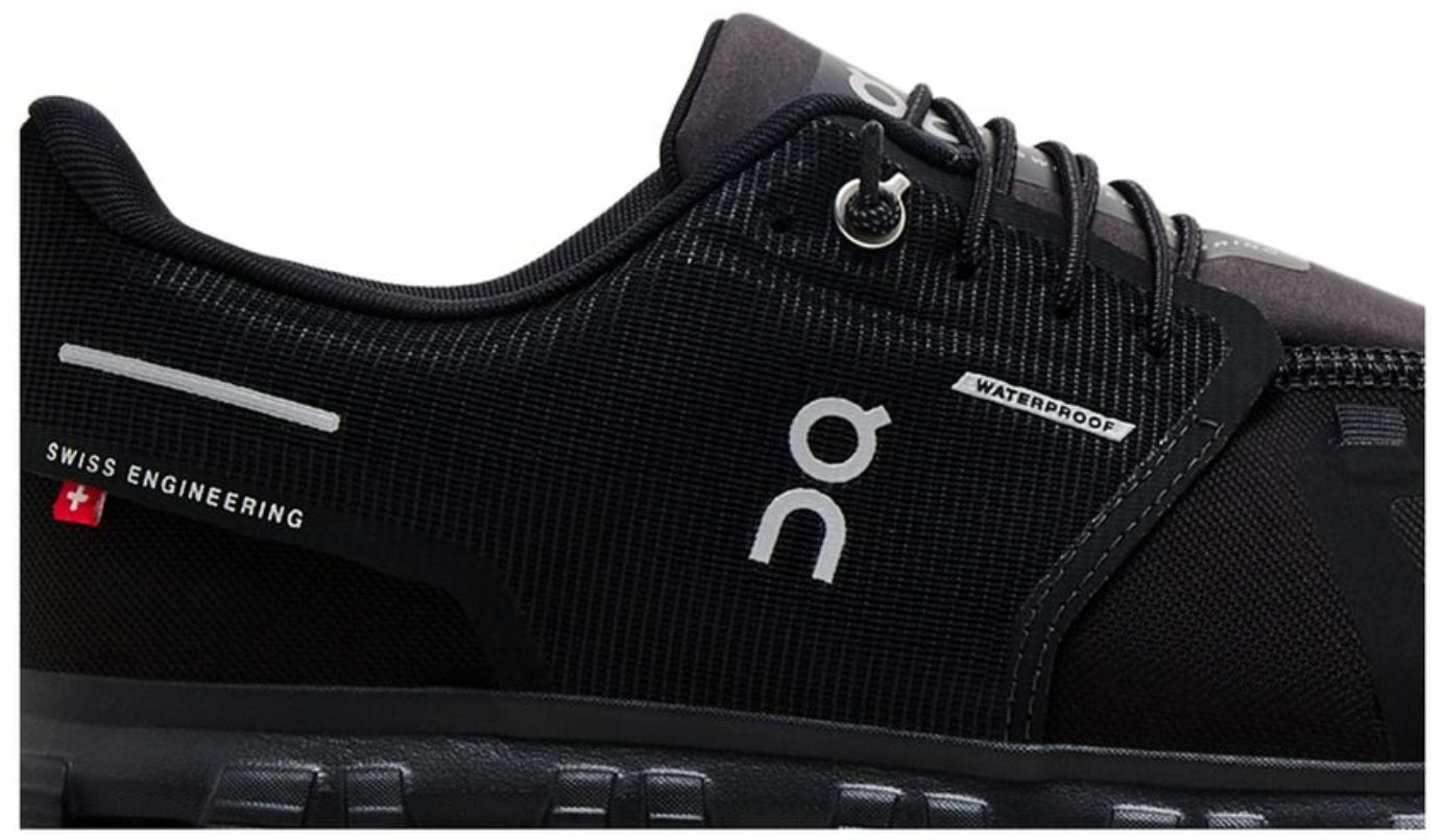On Running Cloud 6 Waterproof All Black