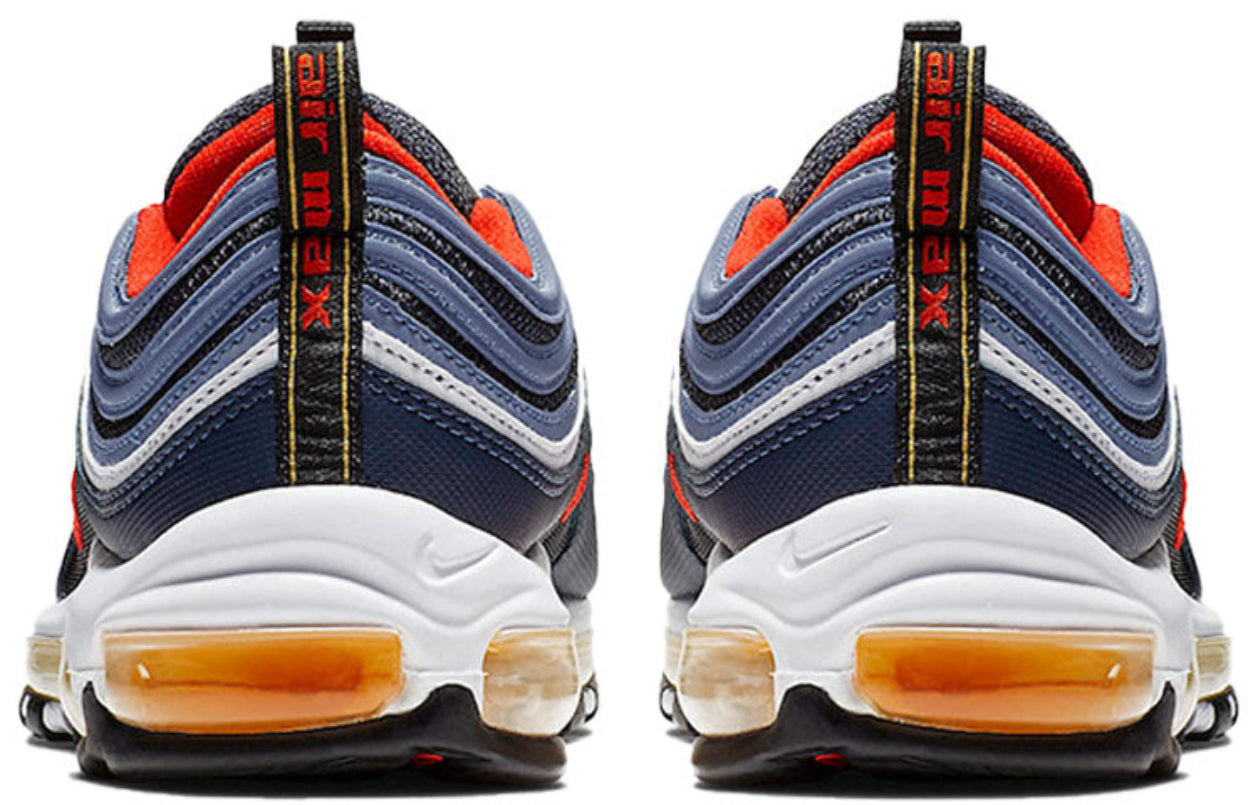 Nike Air Max 97 Midnight Navy Habanero Red