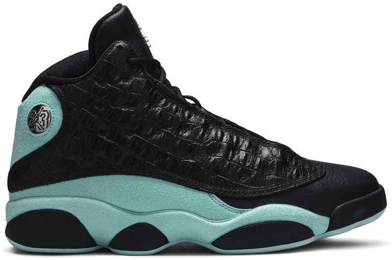 Jordan 13 Retro Black Island Green