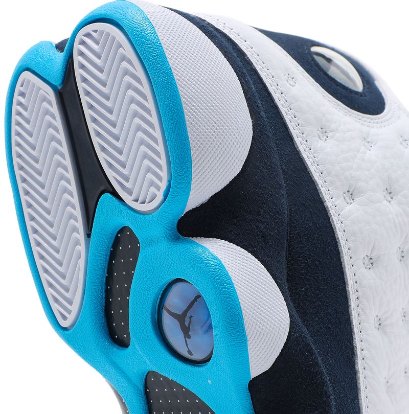 Jordan 13 Retro Obsidian Powder Blue White