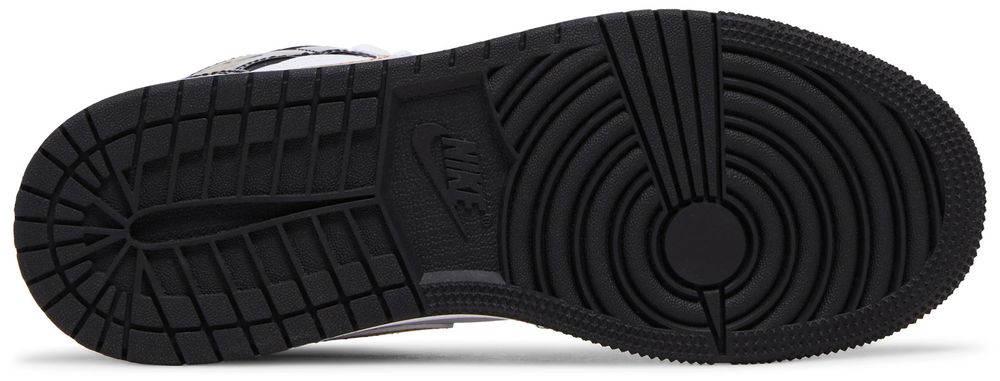 Jordan 1 Mid Patent Black White Gold (GS)