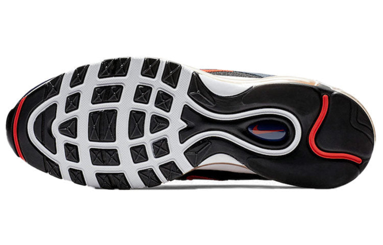Nike Air Max 97 Midnight Navy Habanero Red