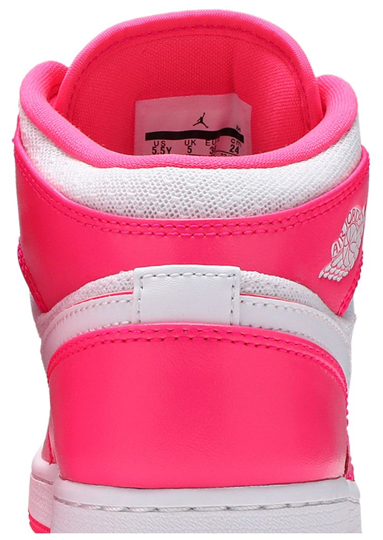 Jordan 1 Mid Hyper Pink White (GS)