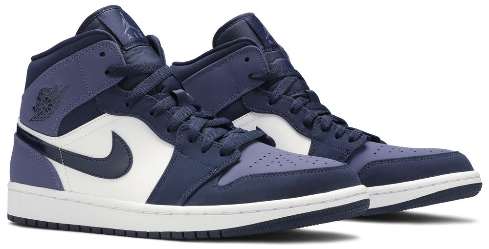 Jordan 1 Mid Obsidian Sanded Purple