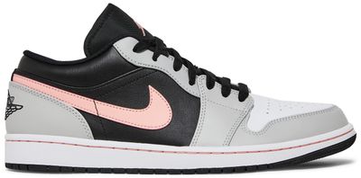 Jordan 1 Low Black Grey Pink