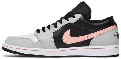 Jordan 1 Low Black Grey Pink
