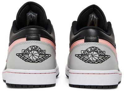 Jordan 1 Low Black Grey Pink