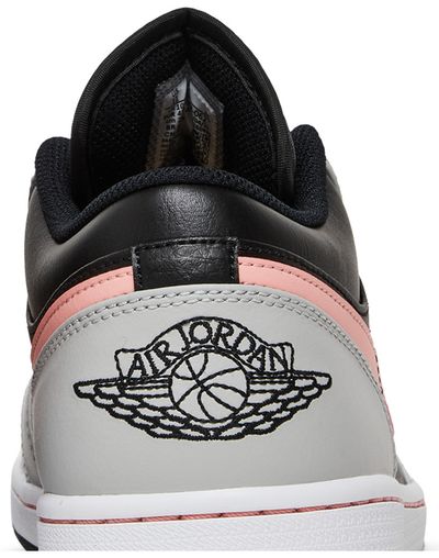 Jordan 1 Low Black Grey Pink