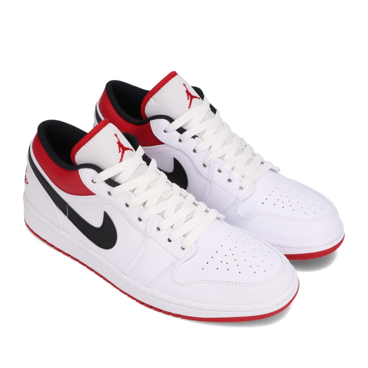 Jordan 1 Low White University Red Black