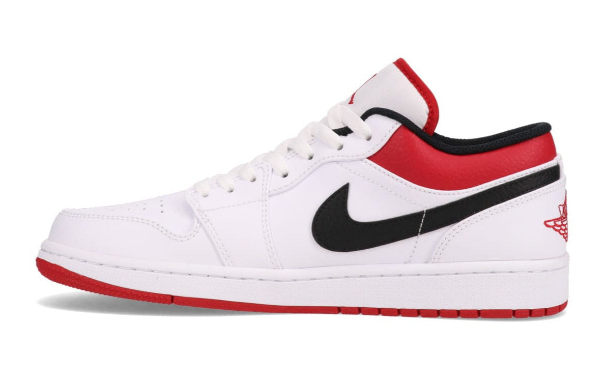 Jordan 1 Low White University Red Black