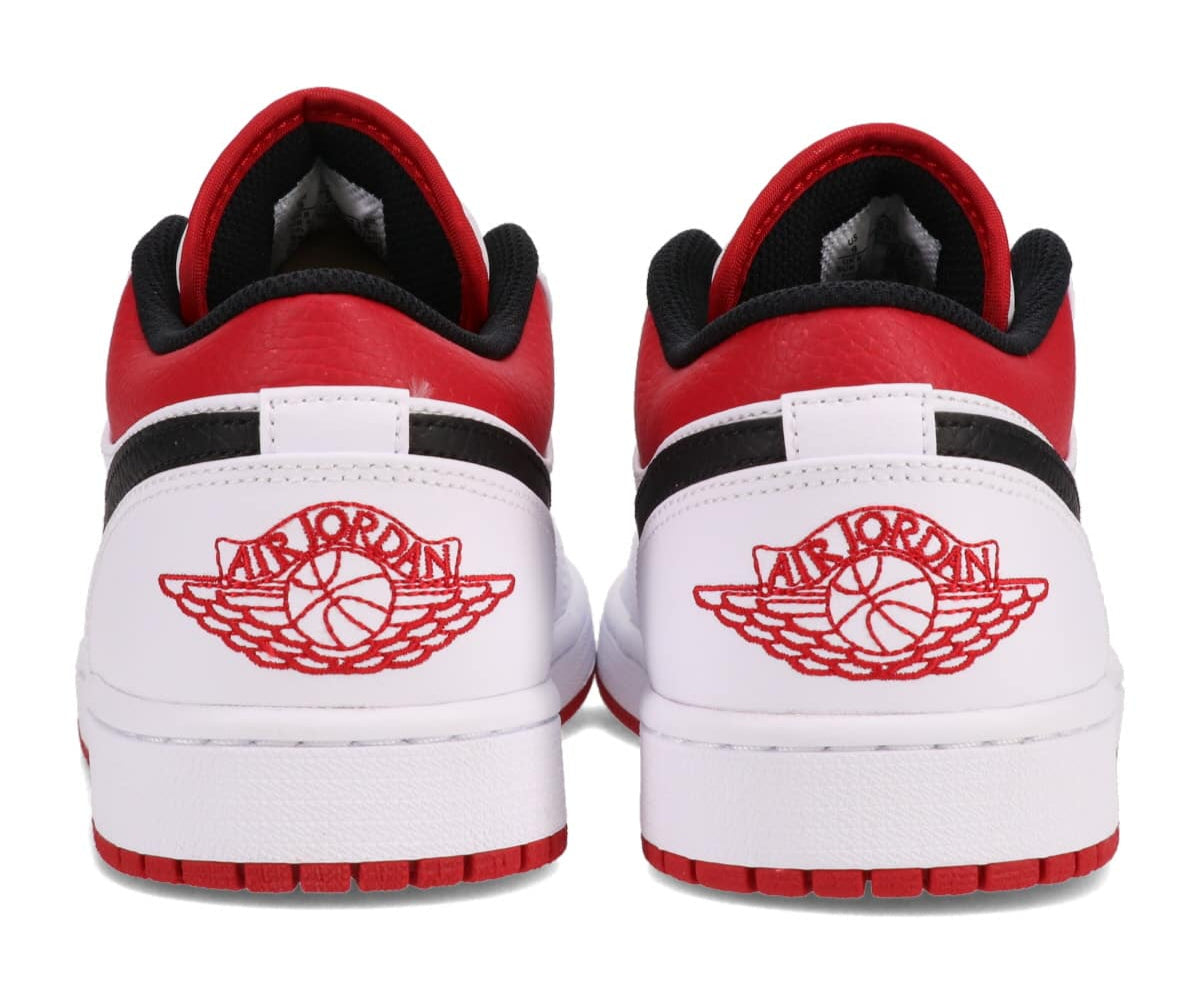 Jordan 1 Low White University Red Black