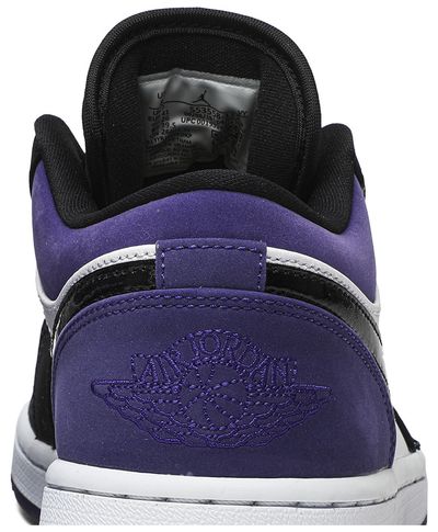 Jordan 1 Low Court Purple