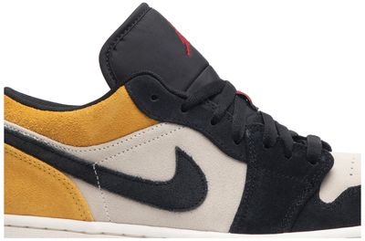 Jordan 1 Low Sail University Gold Black