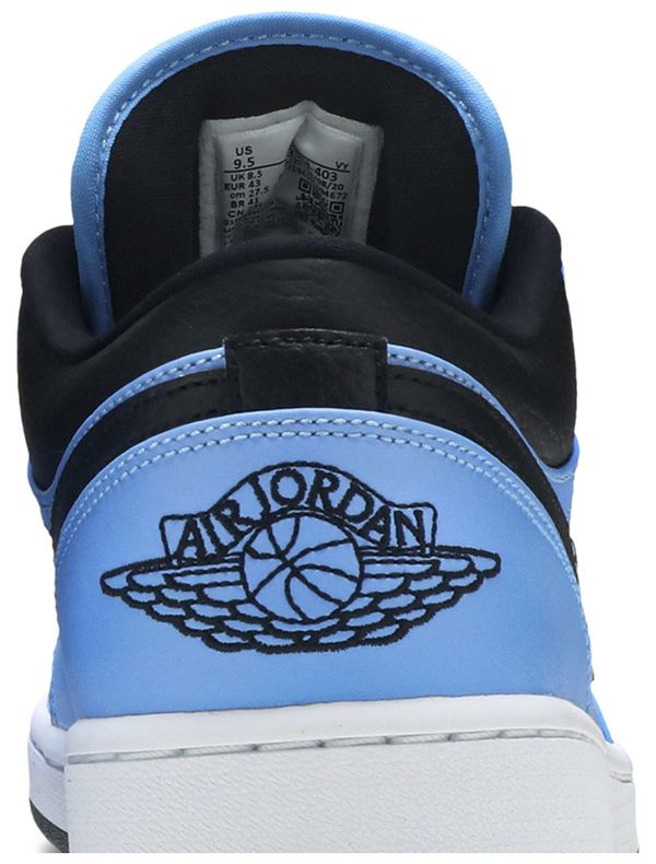 Jordan 1 Low University Blue Black