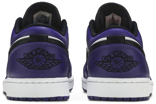Jordan 1 Low Court Purple White