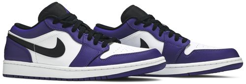 Jordan 1 Low Court Purple White