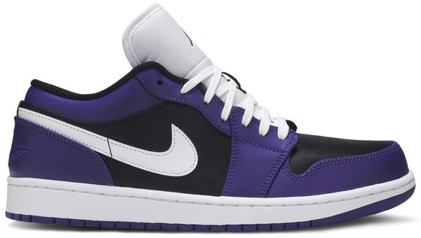 Jordan 1 Low Court Purple Black
