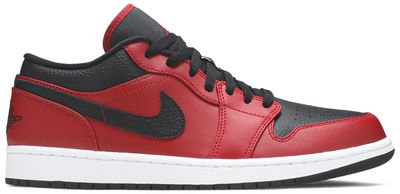 Jordan 1 Low Reverse Bred Pebbled Swoosh