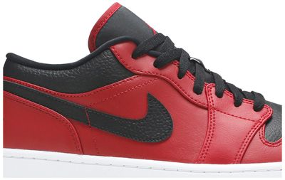 Jordan 1 Low Reverse Bred Pebbled Swoosh
