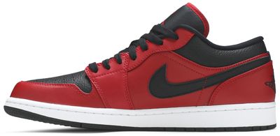 Jordan 1 Low Reverse Bred Pebbled Swoosh