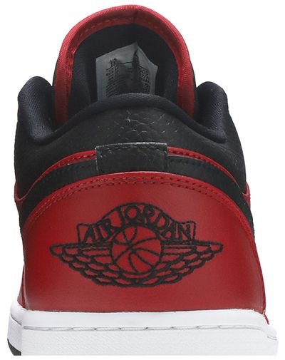 Jordan 1 Low Reverse Bred Pebbled Swoosh
