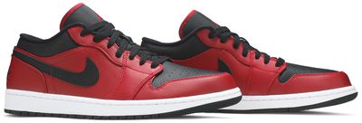 Jordan 1 Low Reverse Bred Pebbled Swoosh