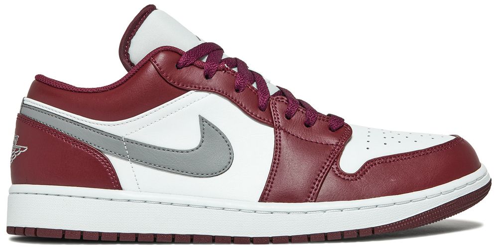 Jordan 1 Low White Bordeaux
