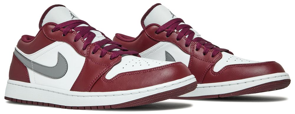Jordan 1 Low White Bordeaux