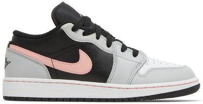 Jordan 1 Low Black Grey Pink (GS)