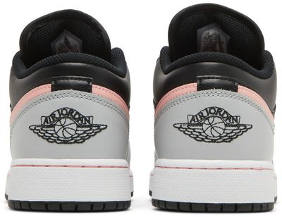 Jordan 1 Low Black Grey Pink (GS)