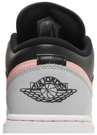 Jordan 1 Low Black Grey Pink (GS)
