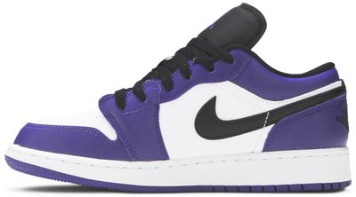 Jordan 1 Low Court Purple White (GS)